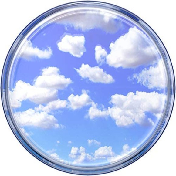 Mirage Cloudy Skies Luxe Premium Popsockets Single Grip & Stand Phones Holder - Picture 4 of 5